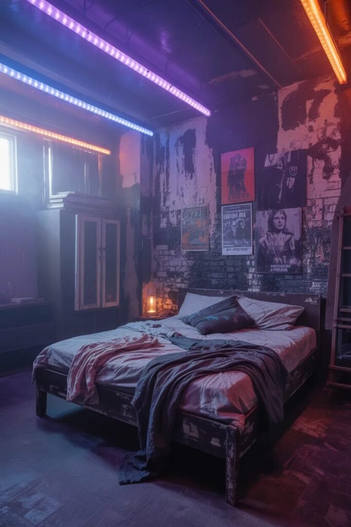 20 grunge bedroom design ideas fog room