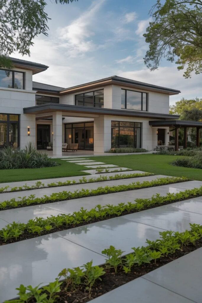 small front yard landscaping ideas driveway design