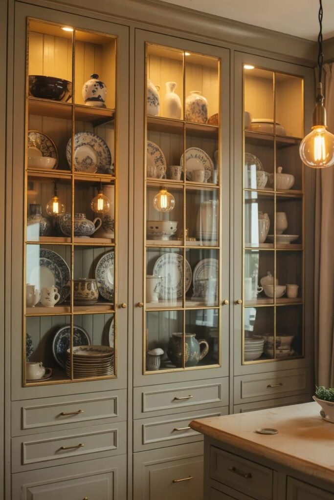 luxury farmhouse kitchen design ideas gold cabinets