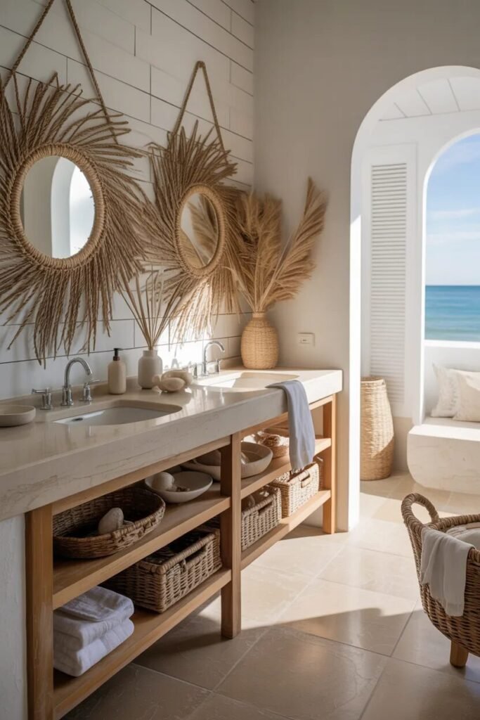sand luxury coastal bathroom ideas