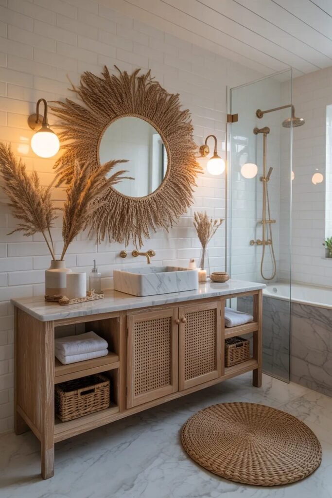 wood luxury coastal bathroom ideas