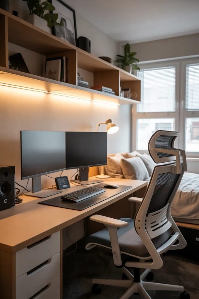 study boys dorm room design