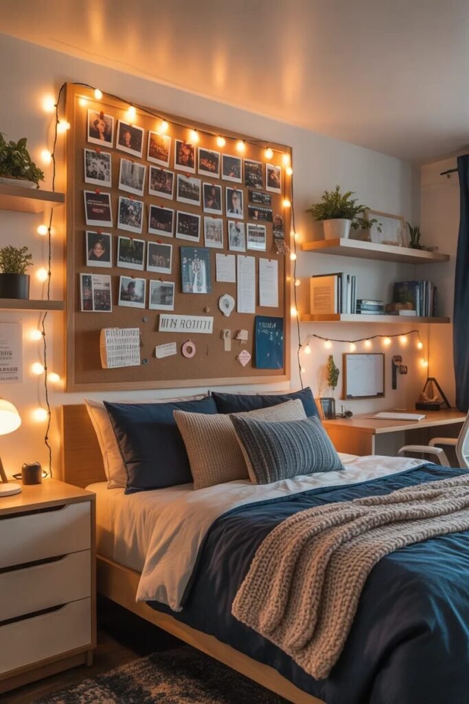 personalized boys dorm room design