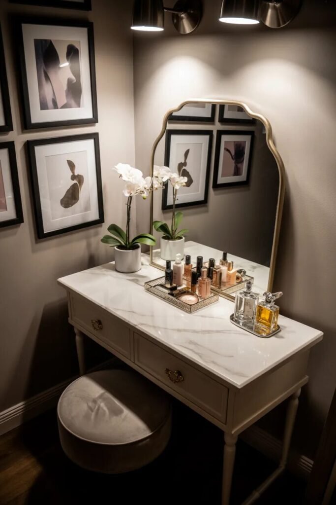 luxury vanity ideas art wall