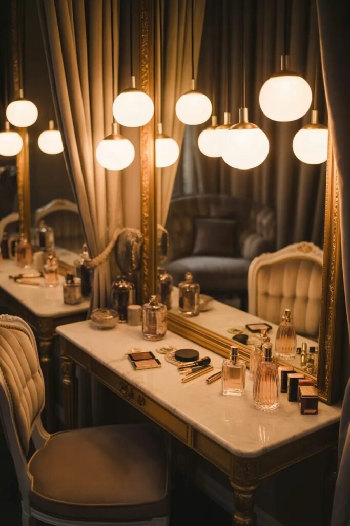 luxury vanity ideas lighting