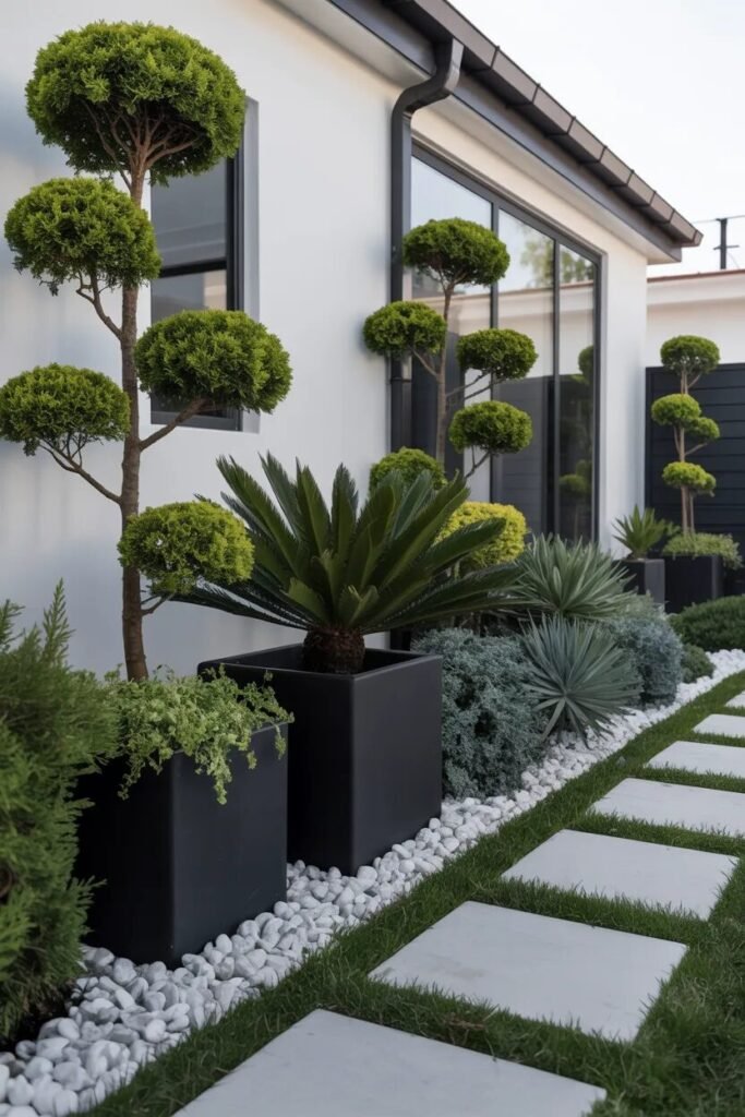 Monochrome 19 yard ideas design