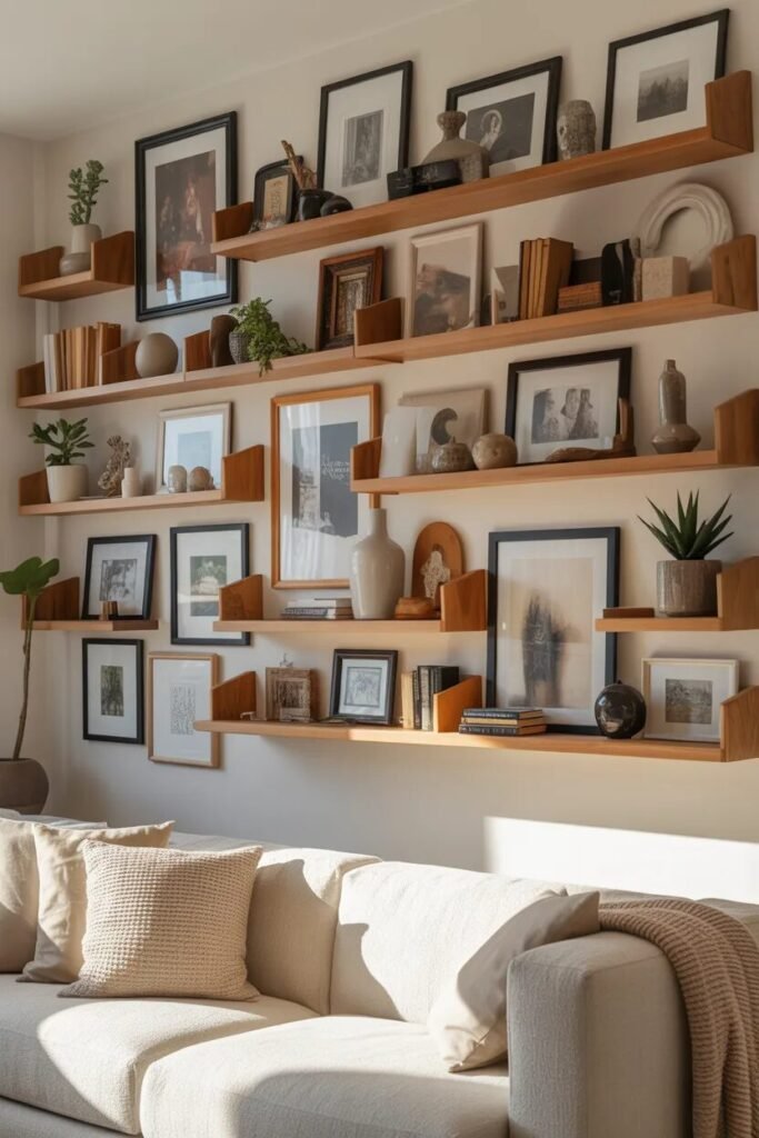 collage wall ideas for home decor shelf hybrid