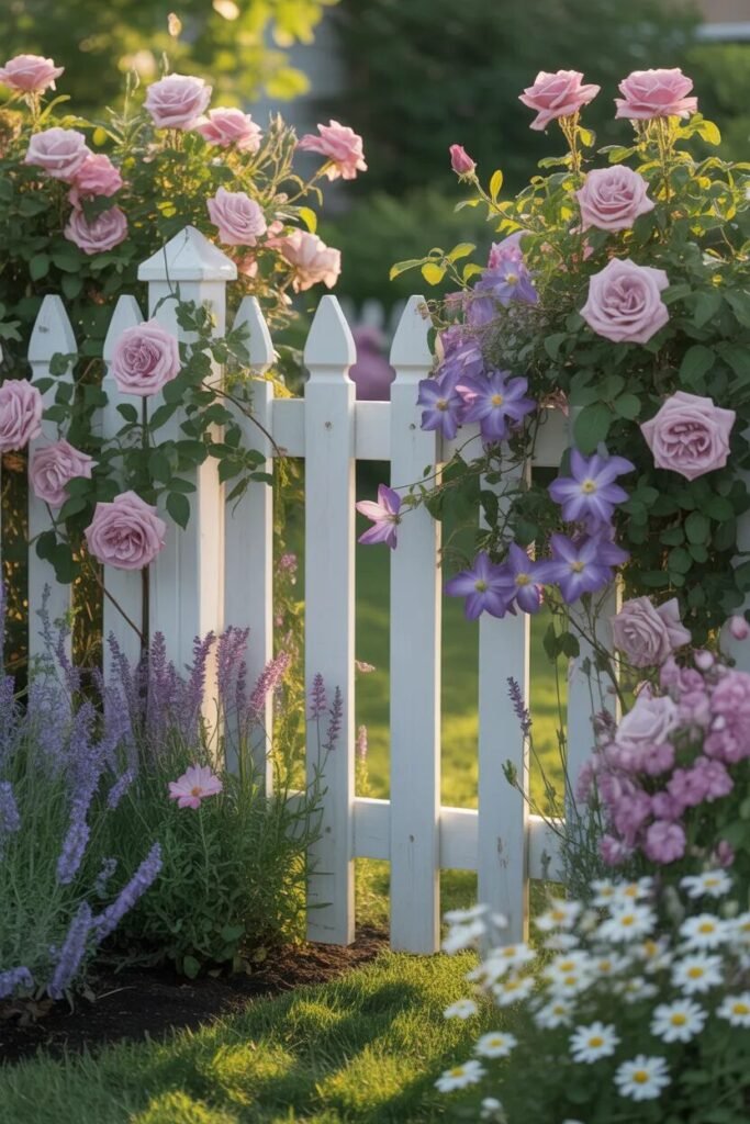18 backyard fence ideas white picket fence