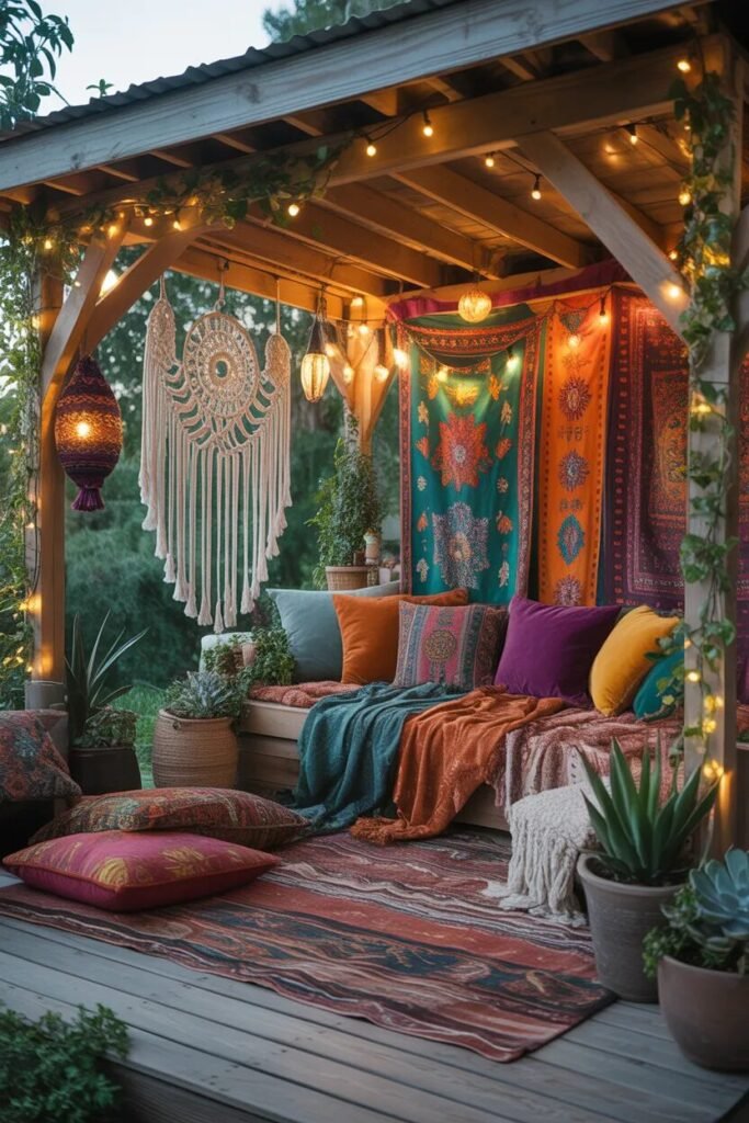 21 gazebo ideas for backyard boho style