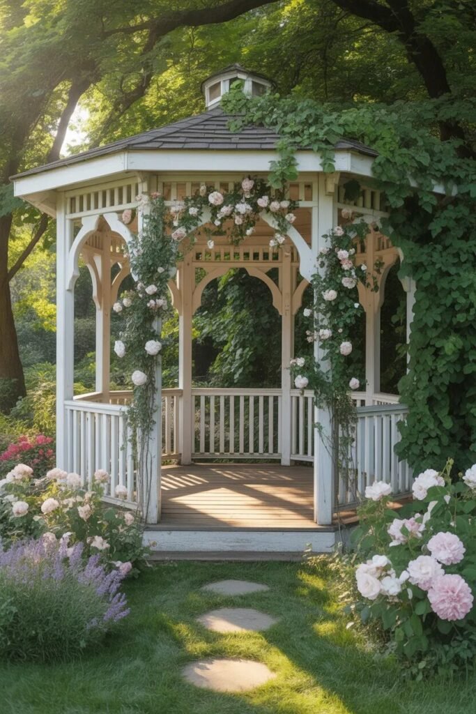 21 gazebo ideas for backyard floral design