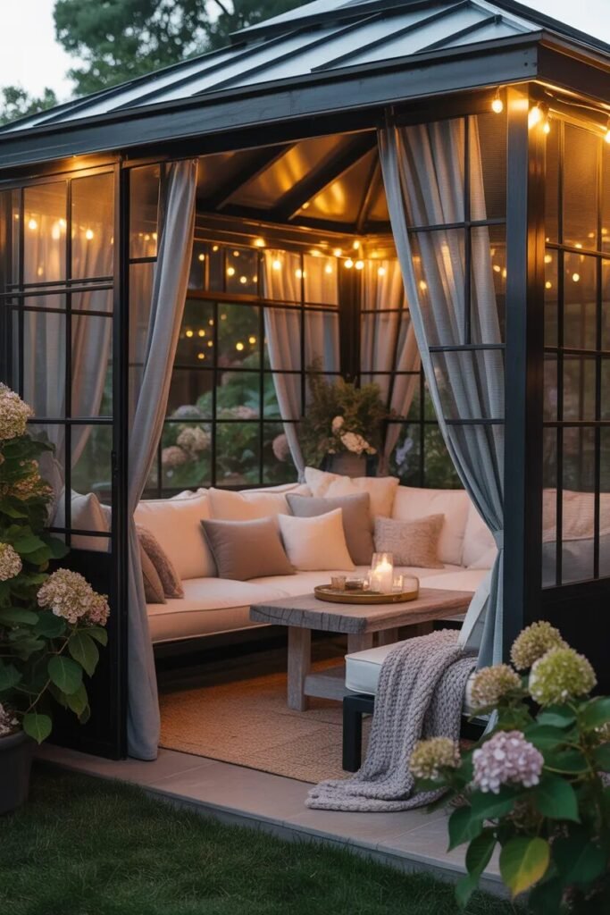 21 gazebo ideas for backyard screened comfort