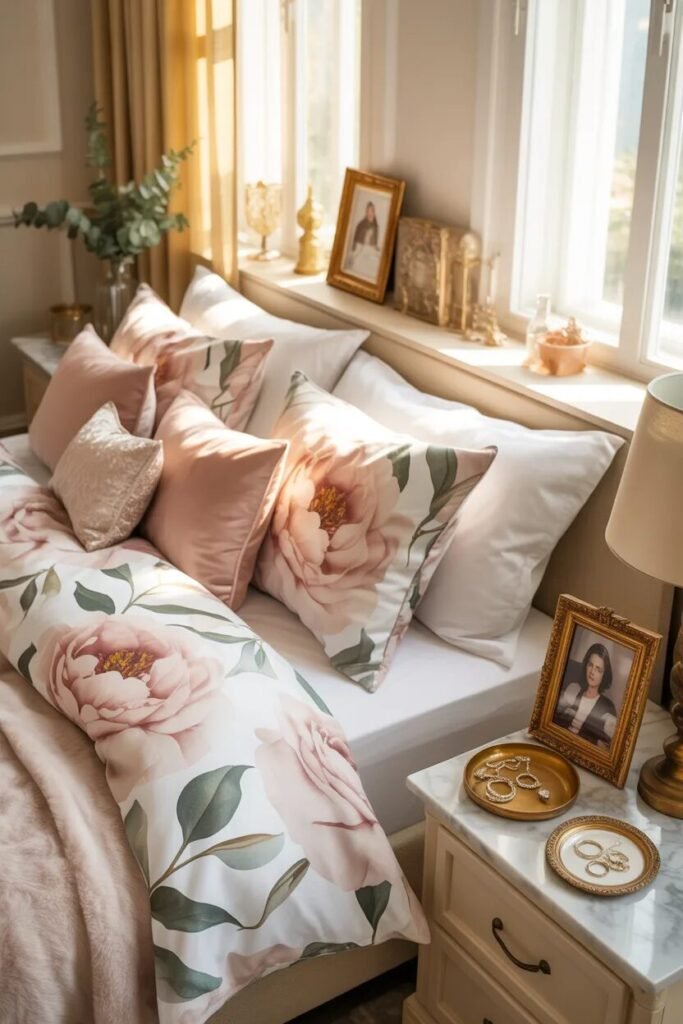 luxury floral bedding ideas