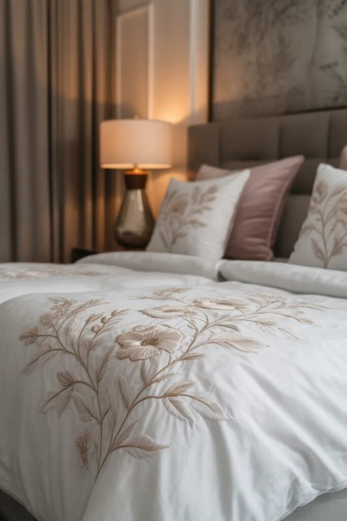 luxury floral bedding ideas