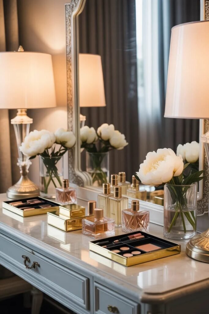 luxury vanity ideas symmetry