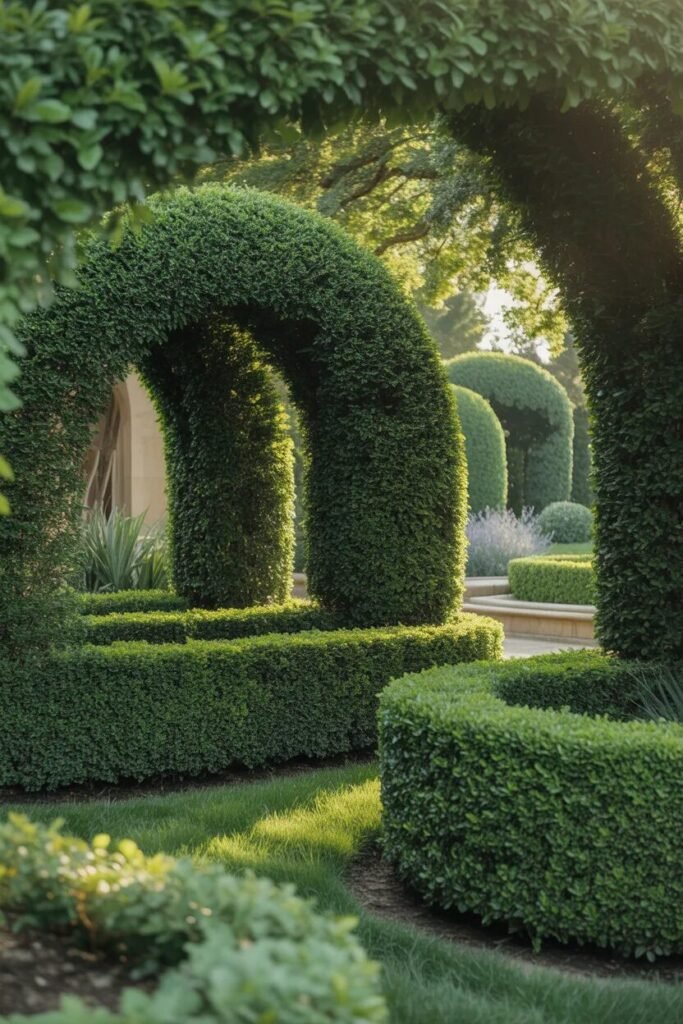 luxury garden fence ideas hedge