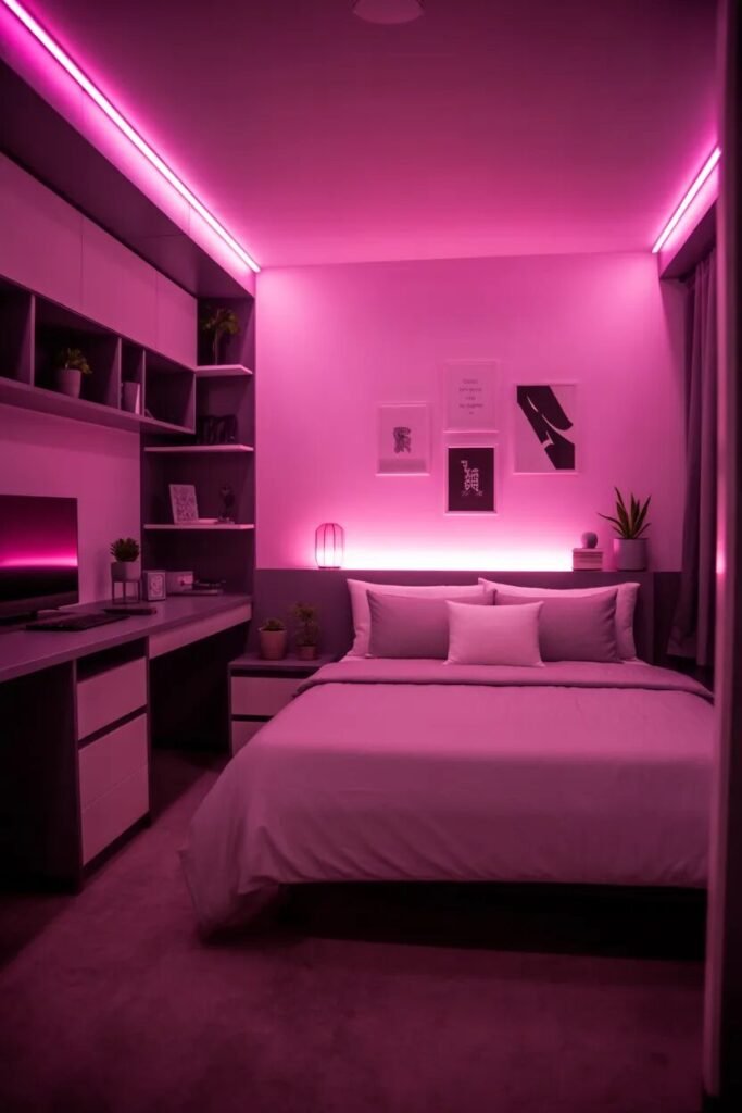23 pink dorm room ideas 11 pink dorm room ideas neon glow aesthetic