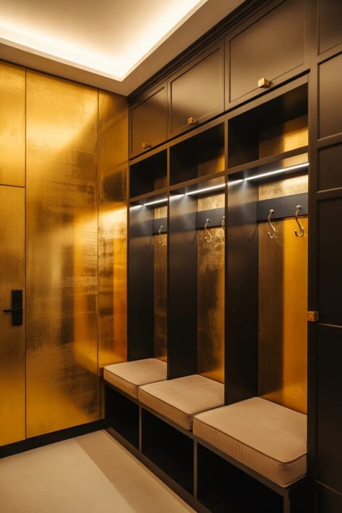 30 luxury mudroom ideas gold accent style