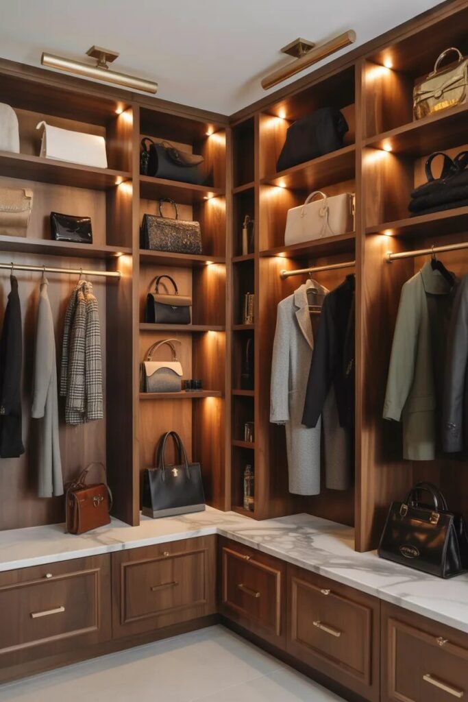 30 luxury mudroom ideas boutique display style