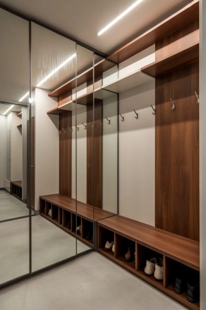 30 luxury mudroom ideas mirror wall design