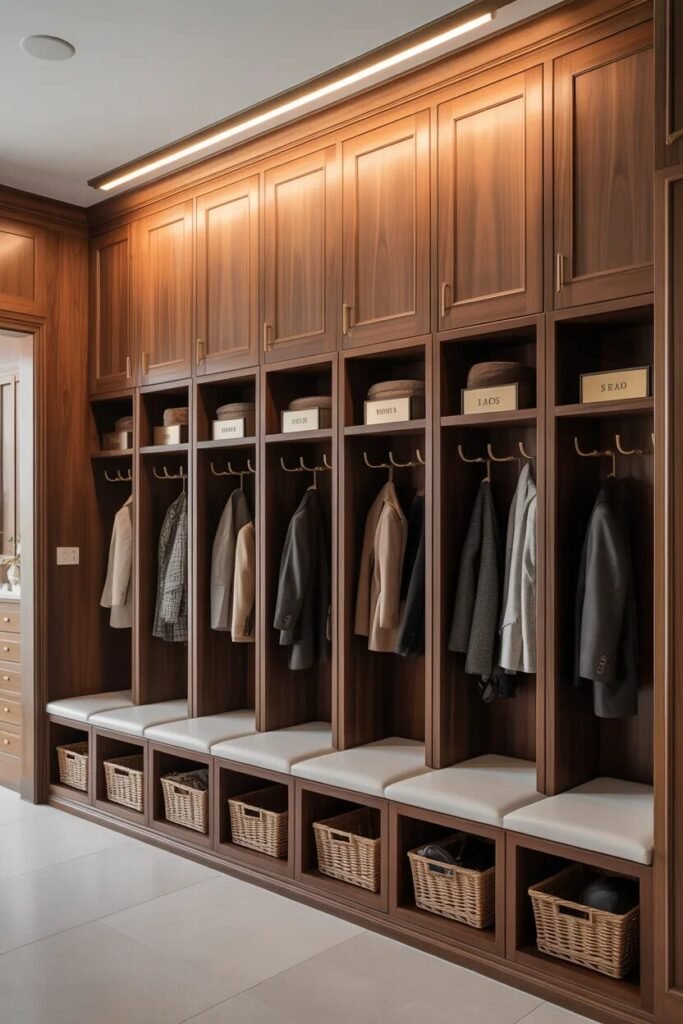30 luxury mudroom ideas family locker system