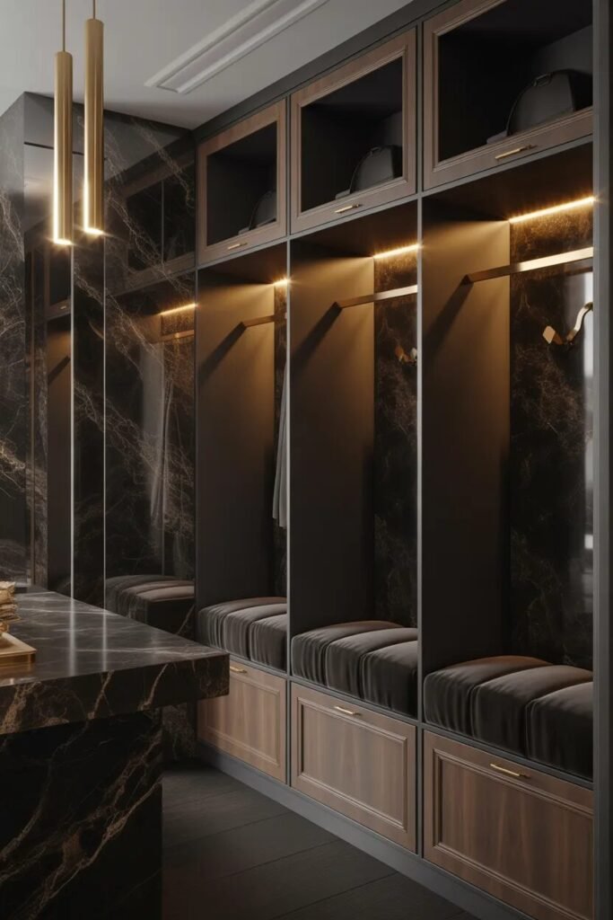 30 luxury mudroom ideas dark moody design