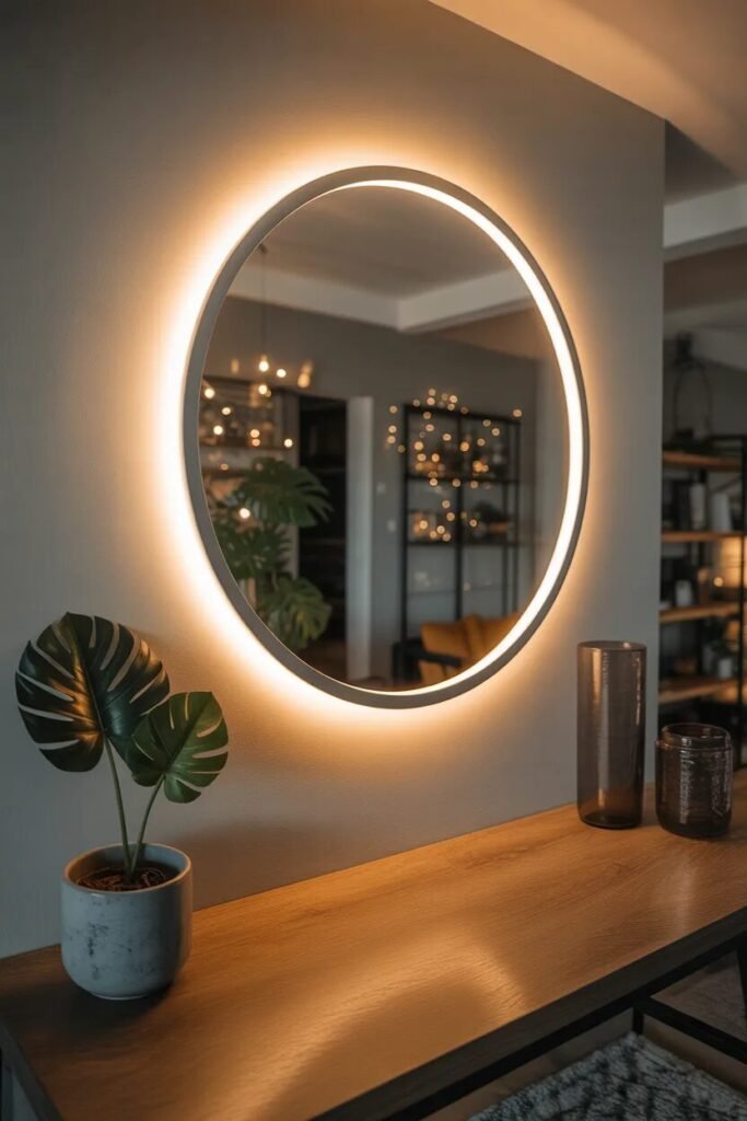 led luxury wall art ideas
