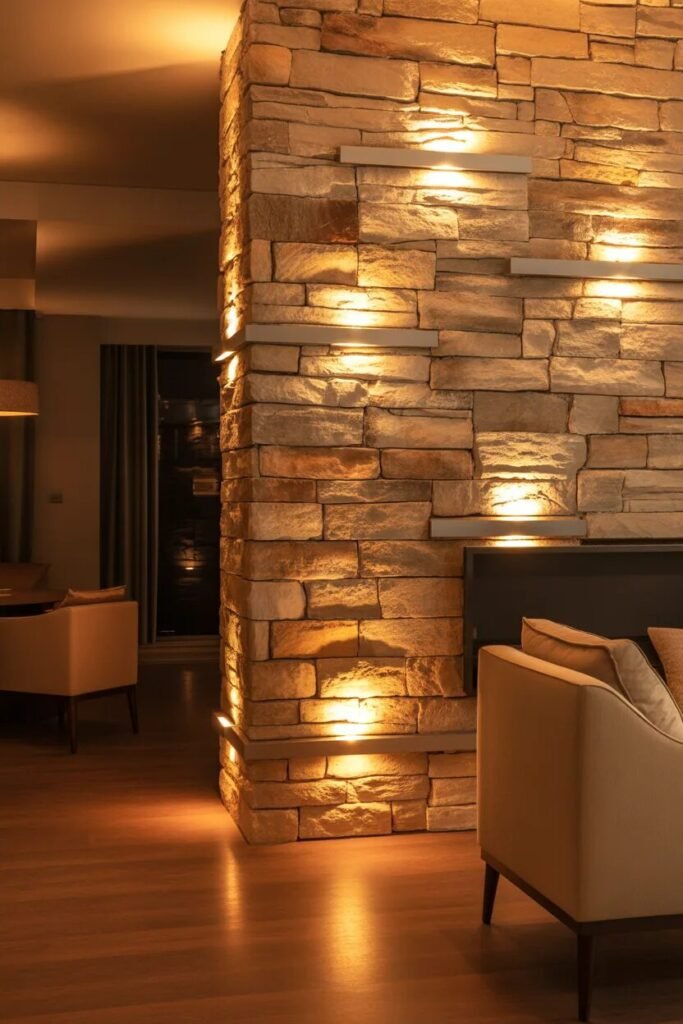 stone luxury wall art ideas