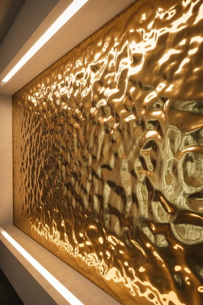 gold luxury wall art ideas