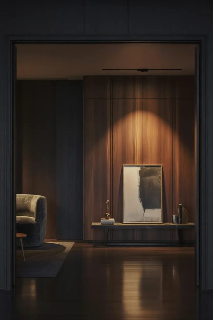 dark luxury wall art ideas