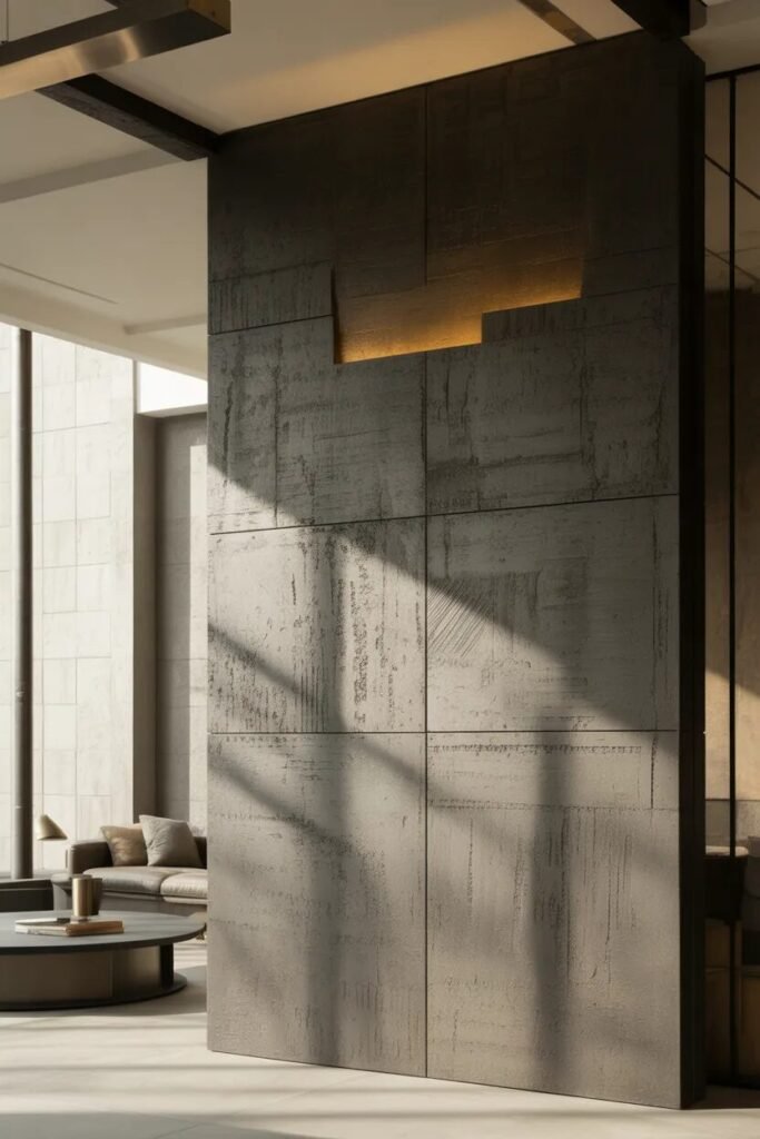 concrete luxury wall art ideas