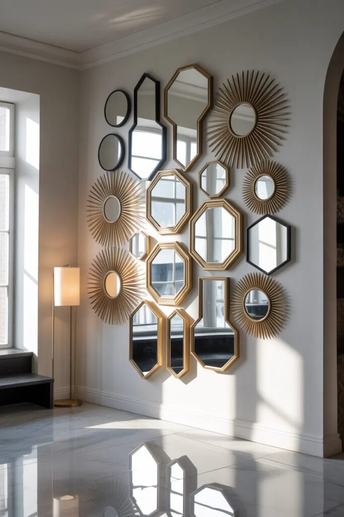 mirror luxury wall art ideas