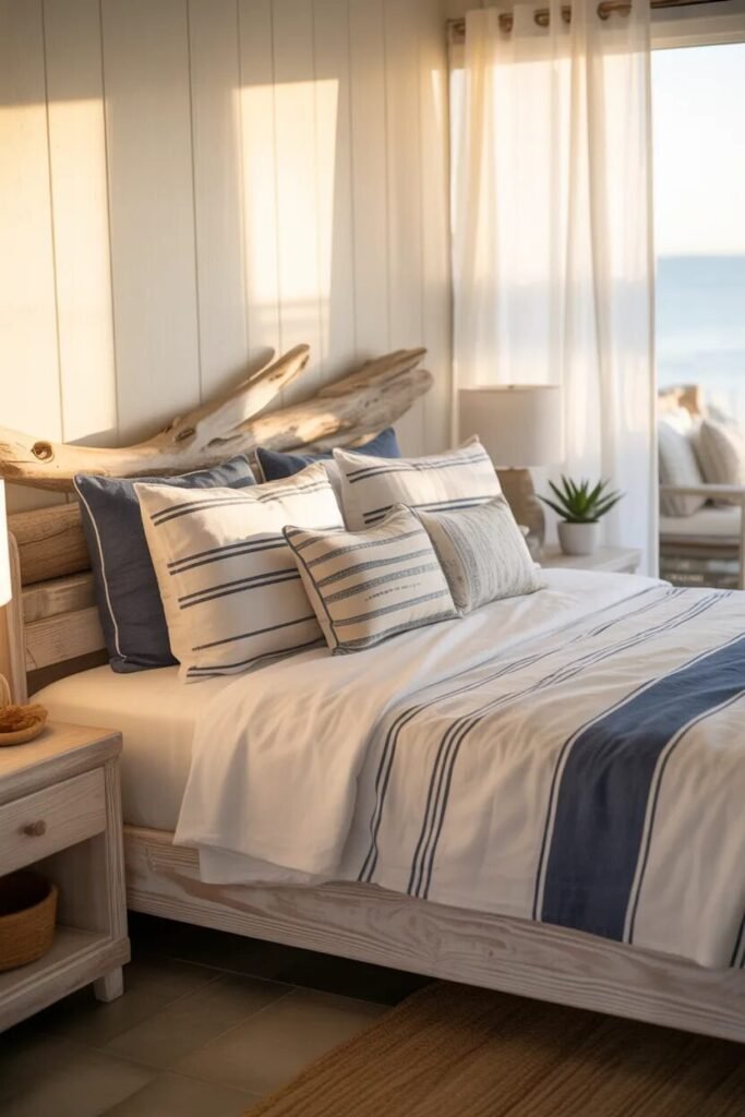 coastal blue bedding ideas