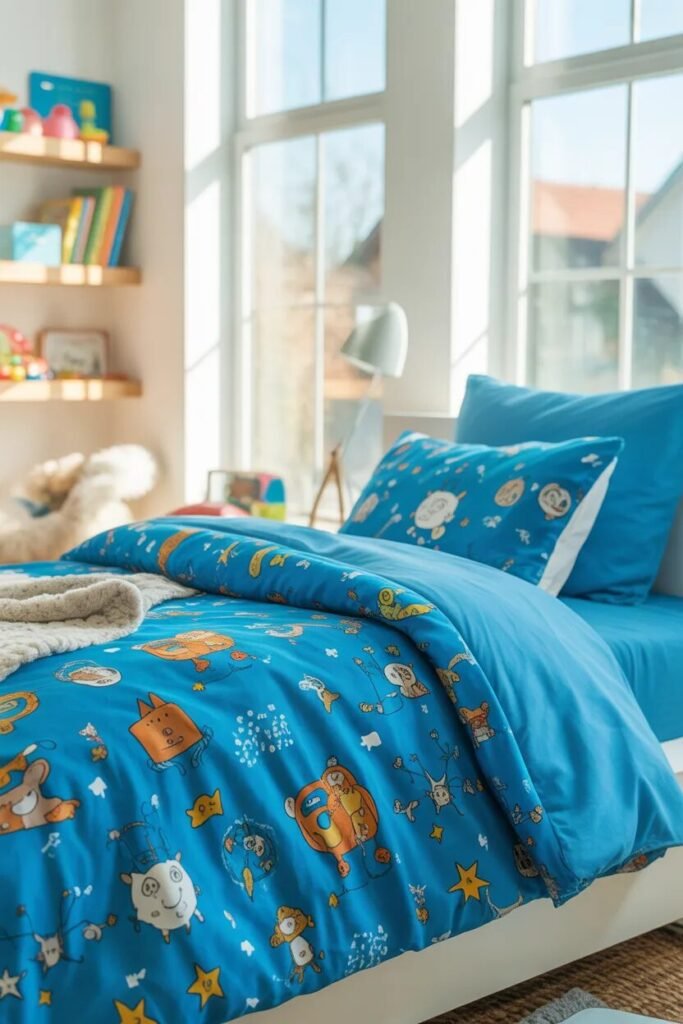 kids blue bedding ideas