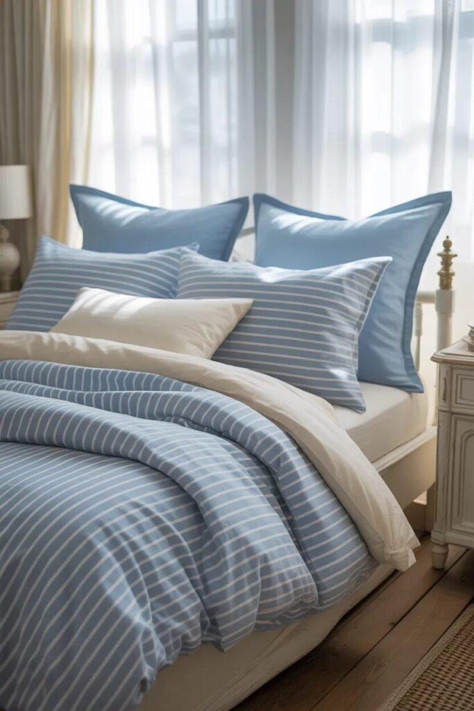 classic blue bedding ideas