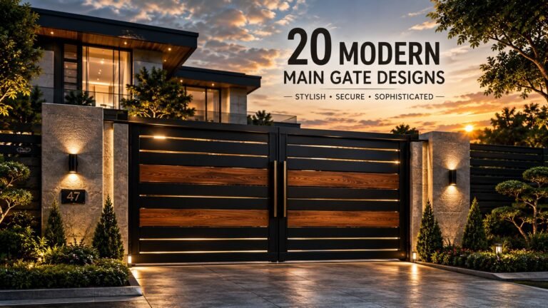 Modern main gate design 3 Modern main gate design