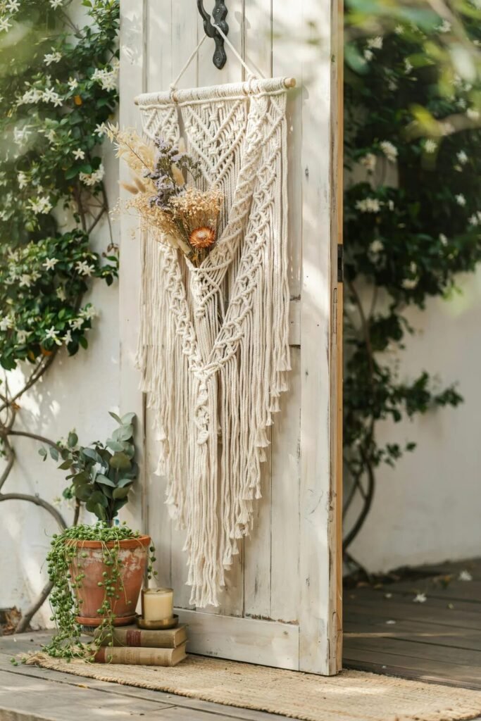 Summer door decoration ideas boho decor