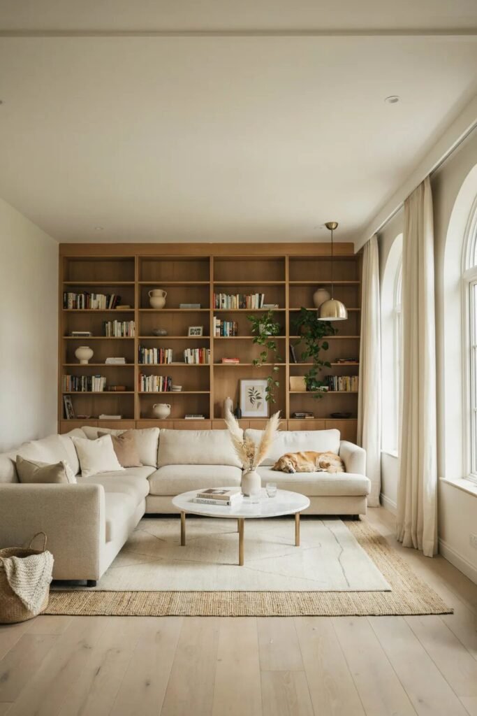 U-shaped living room couches design ideas