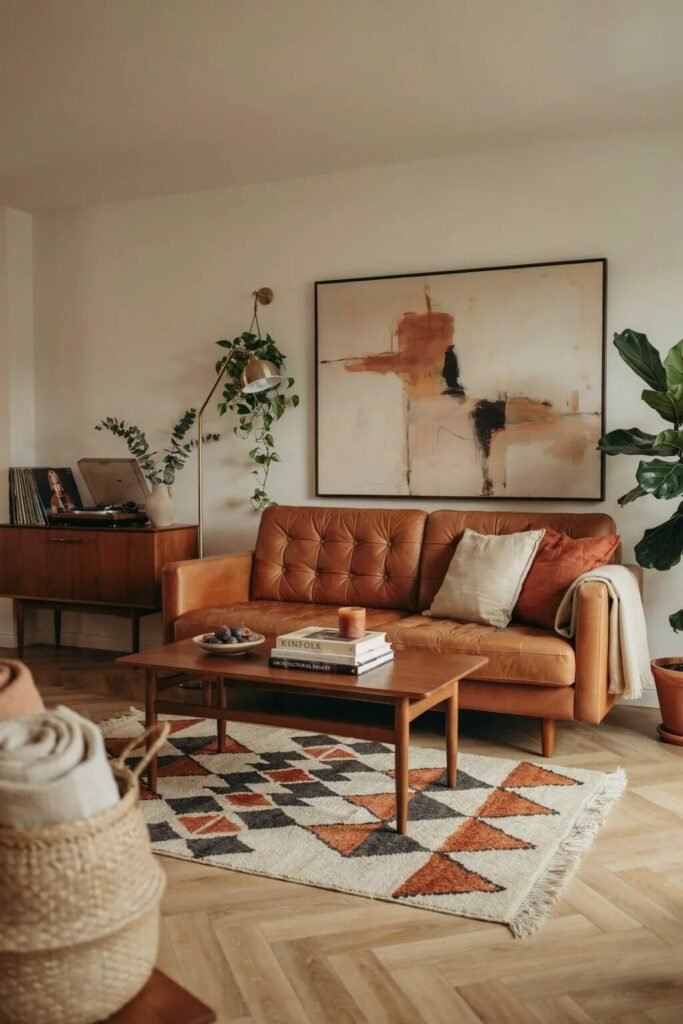 Mid-century living room couches design ideas
