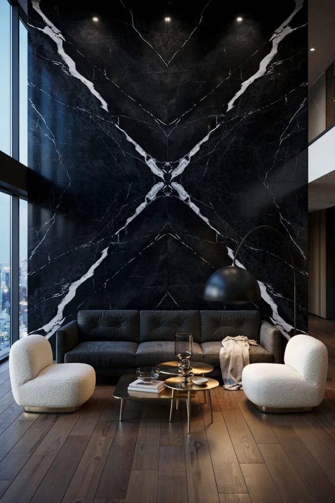 Black living room couches design ideas