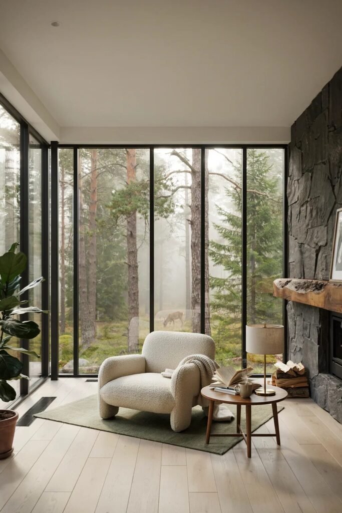 Forest reading room ideas retreat