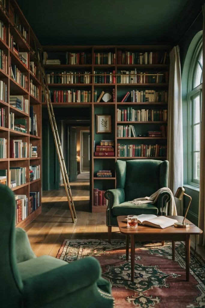 Emerald reading room ideas library