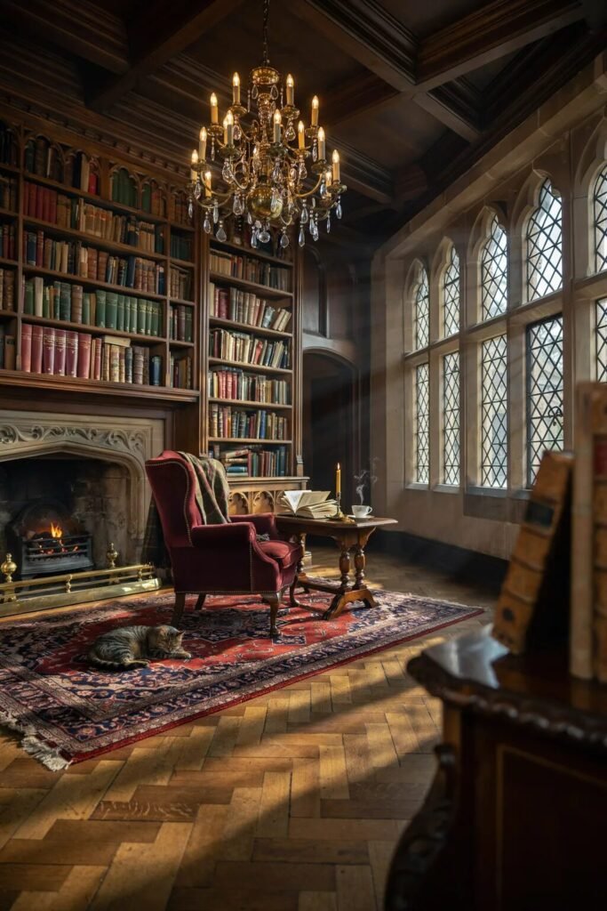 Victorian reading room ideas castle