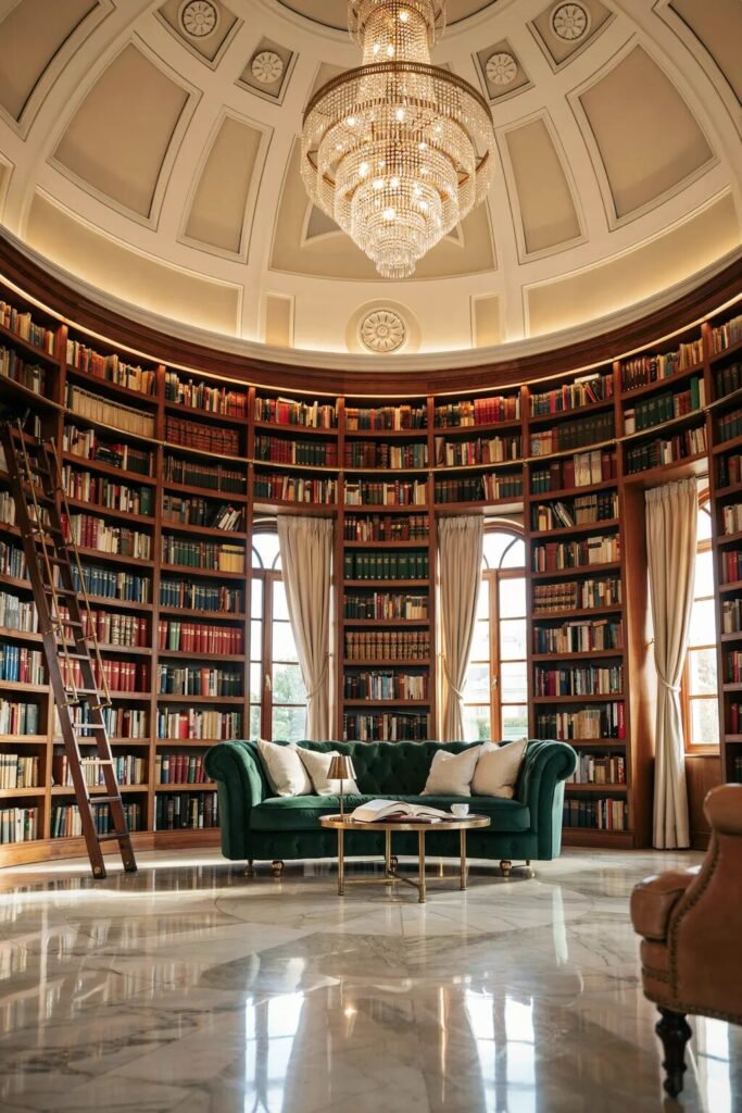 Dome ceiling reading room ideas
