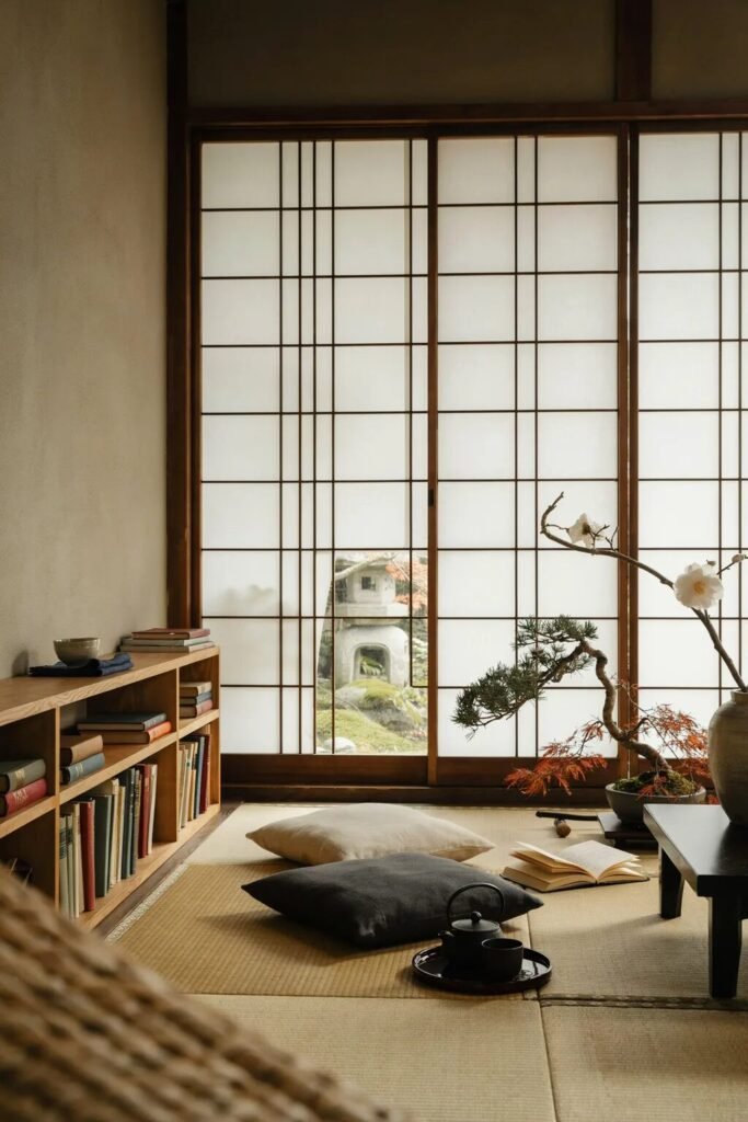 Japanese Zen reading room ideas