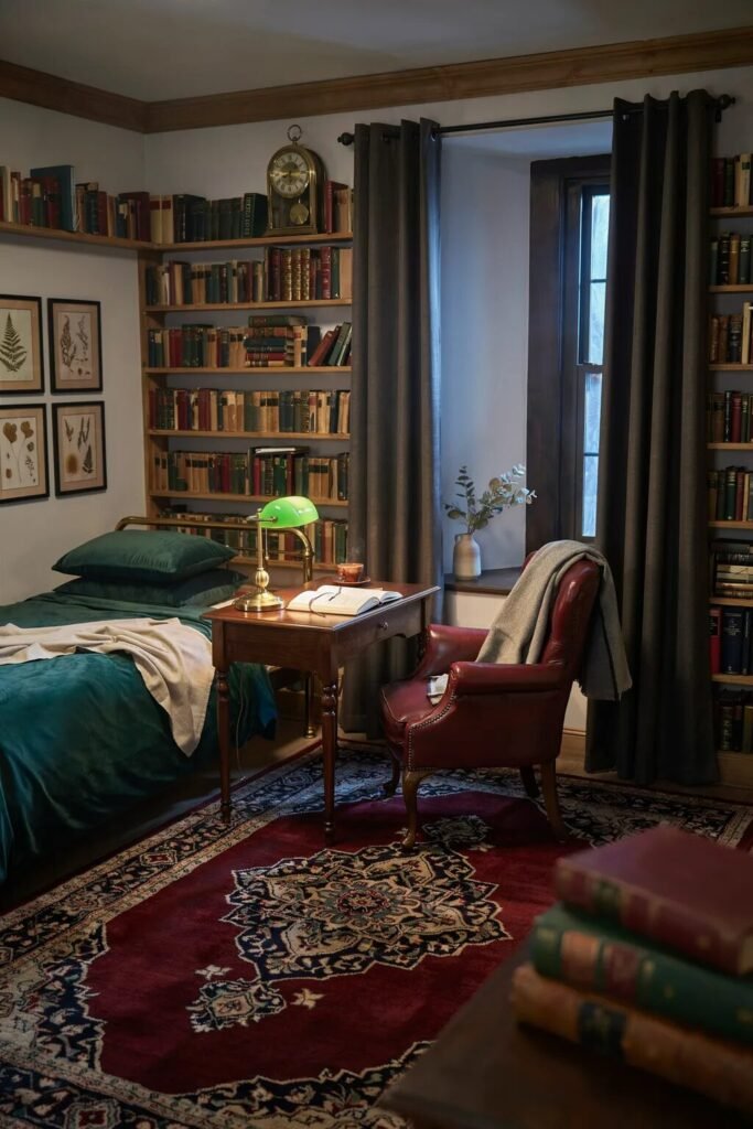 Dark academia 18 dorm room theme ideas