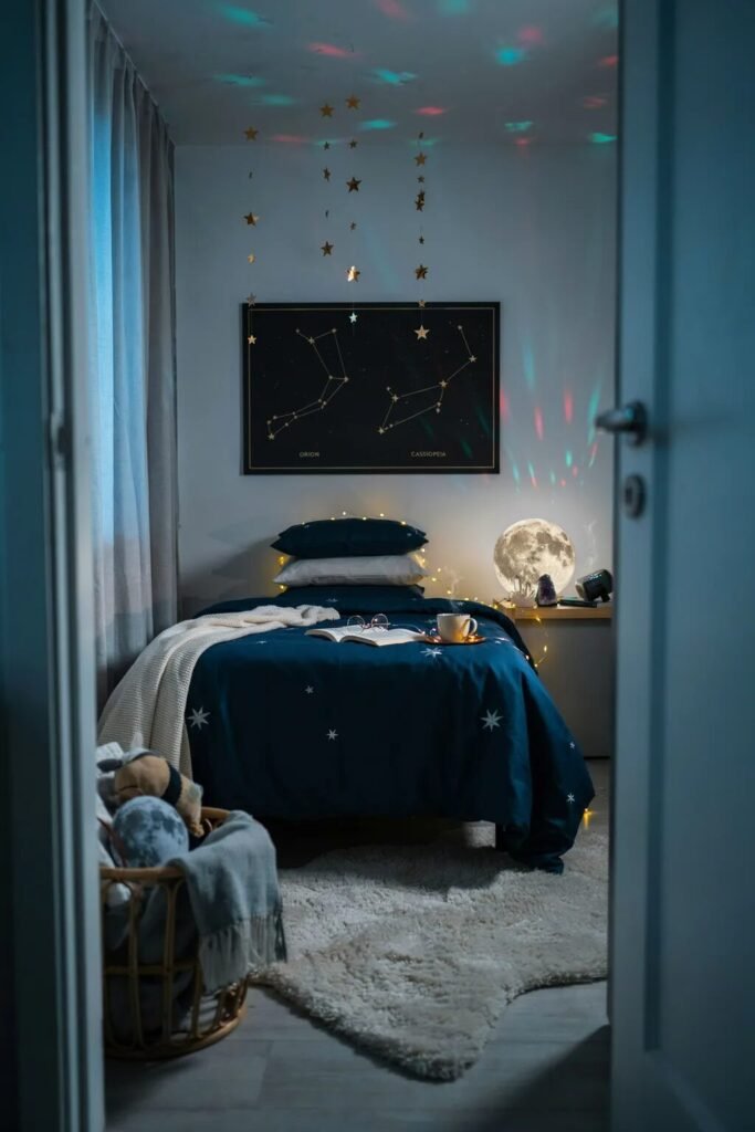 Celestial 18 dorm room theme ideas