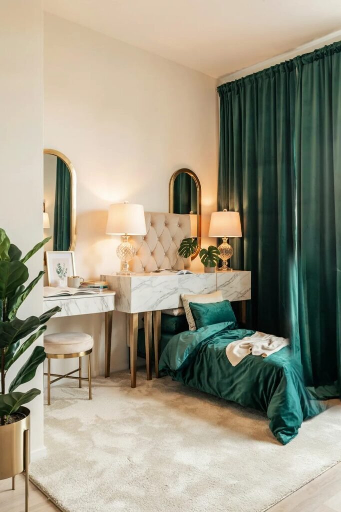 Emerald 18 dorm room theme ideas
