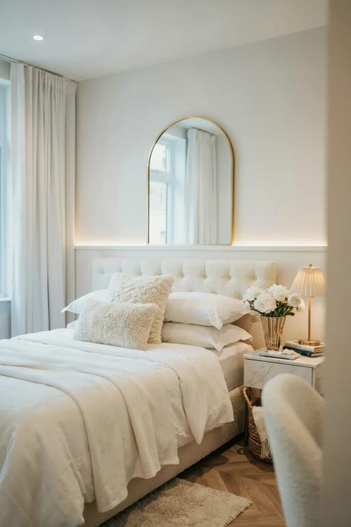 White 18 dorm room theme ideas