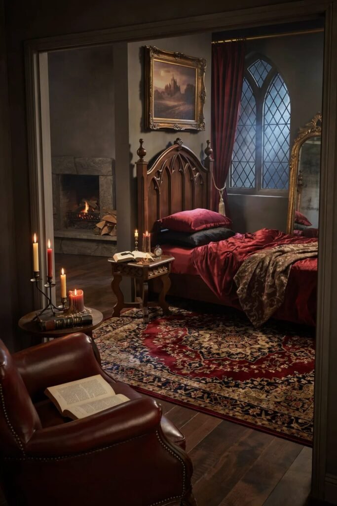 Gothic 18 dorm room theme ideas