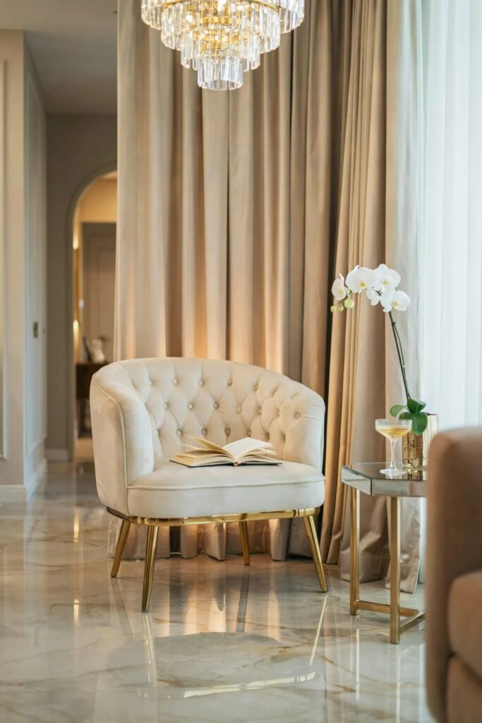 Cozy reading chair ideas 5 Glam cozy reading chair ideas